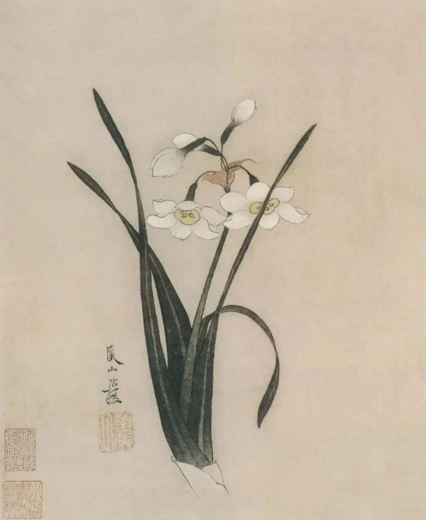 配查网 陈洪绶：花鸟册二十开